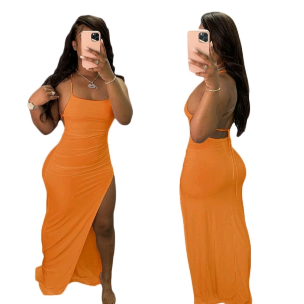 Maxi Dress Orange